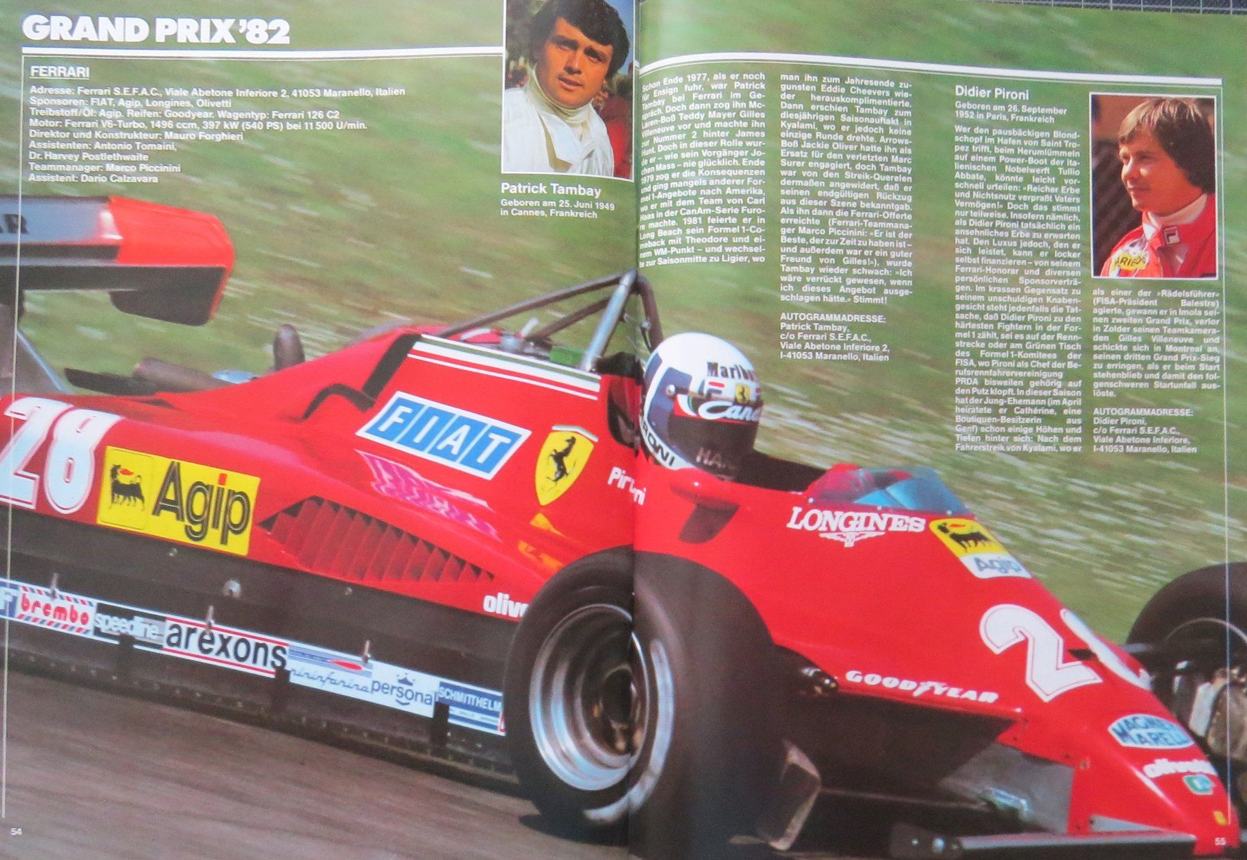 Documenti: Programm Formel 1 in Hockemheim von 1982 – Usato da Ettingen venduto da campione_1 2