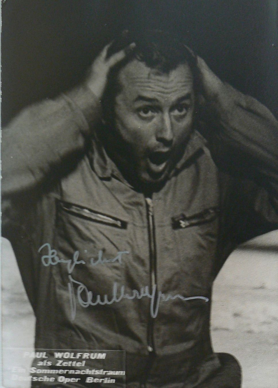 Autogramme: Paul Wolfrum (1943-1990) Opernsänger - Autogramm – Gebraucht aus Dietikon von cyranos1