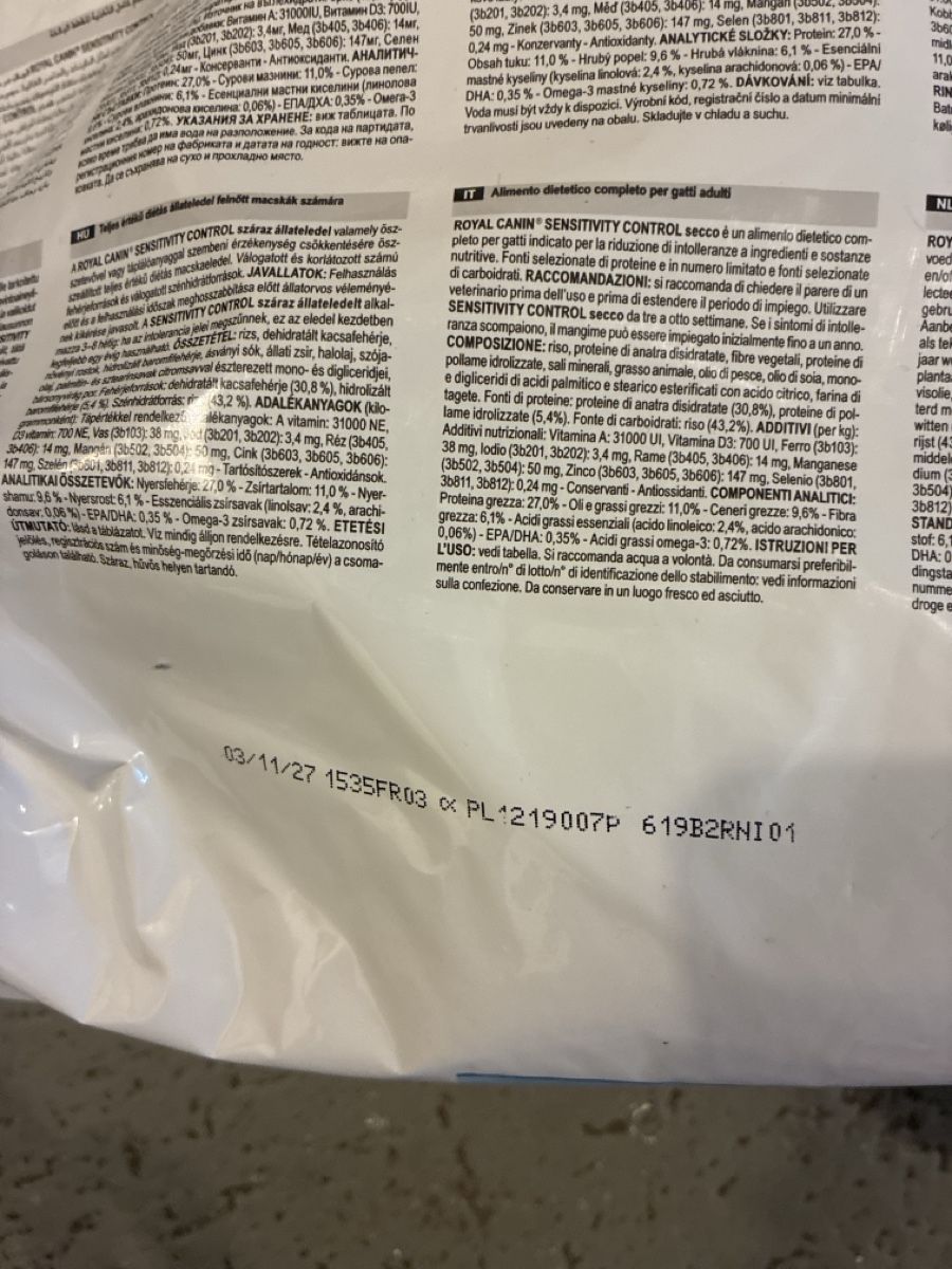 Royal Canin Nourriture: Katzenfutter royal canin sensitivity Control – Neuf avec emballage d'origine à Liebefeld par dschegi 3
