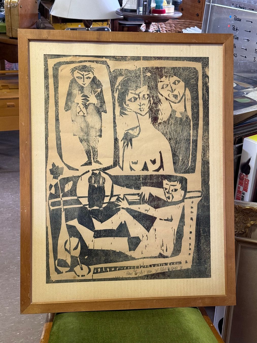 Xilografie: (22) EGGIMANN Holzschnitt signiert – Usato da Bern venduto da Jwpm66