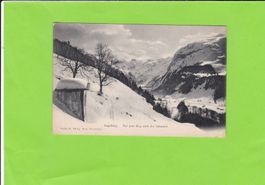 Engelberg-auf dem Weg nach der Schwand--Winter