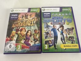 Xbox 360 Spiele Kinect Adventures Kinect Sports 2 Set
