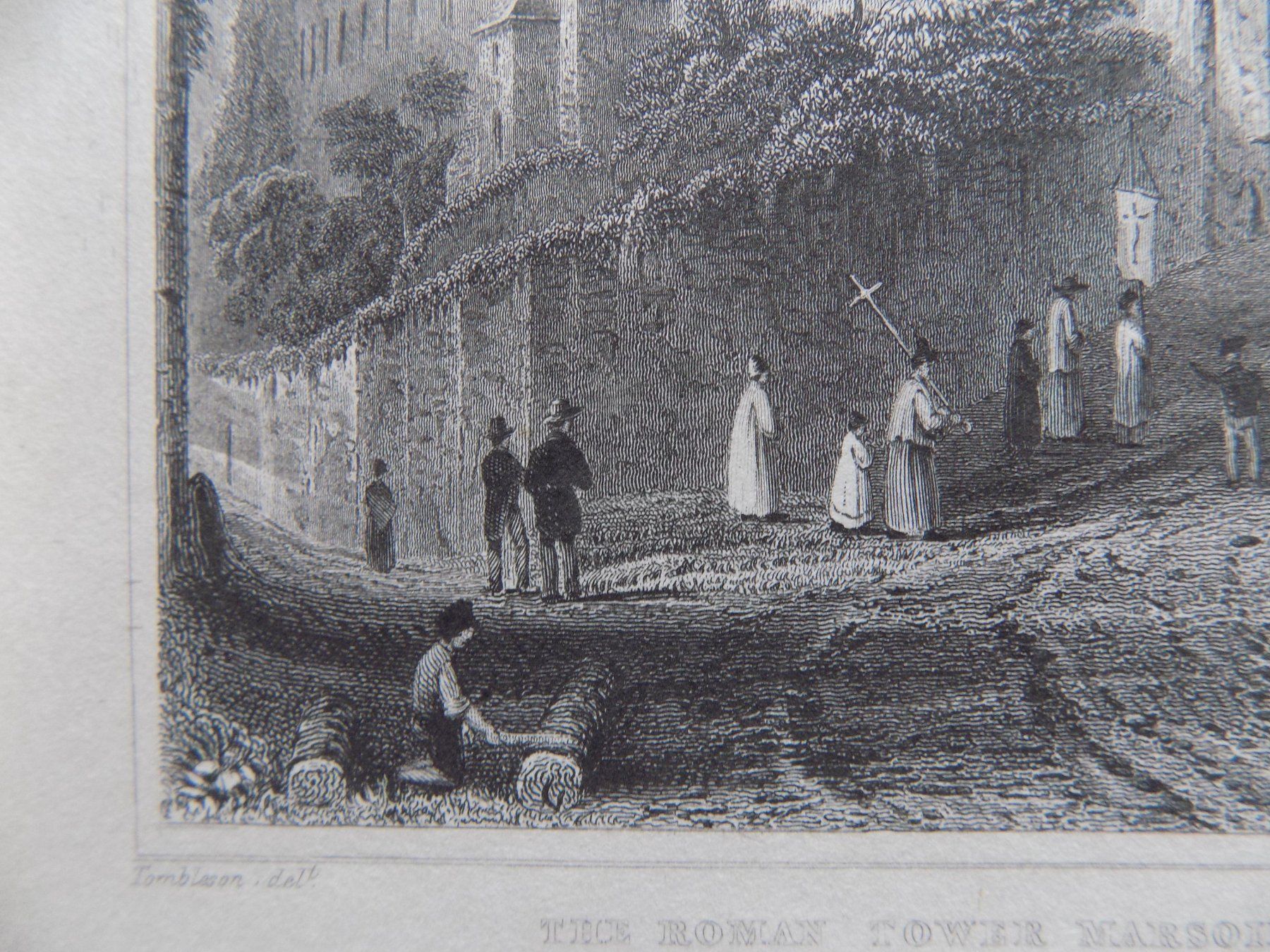 Gravures: Chur der alte Turm Marsoil – D'occasion à Risch par Antikfee 4