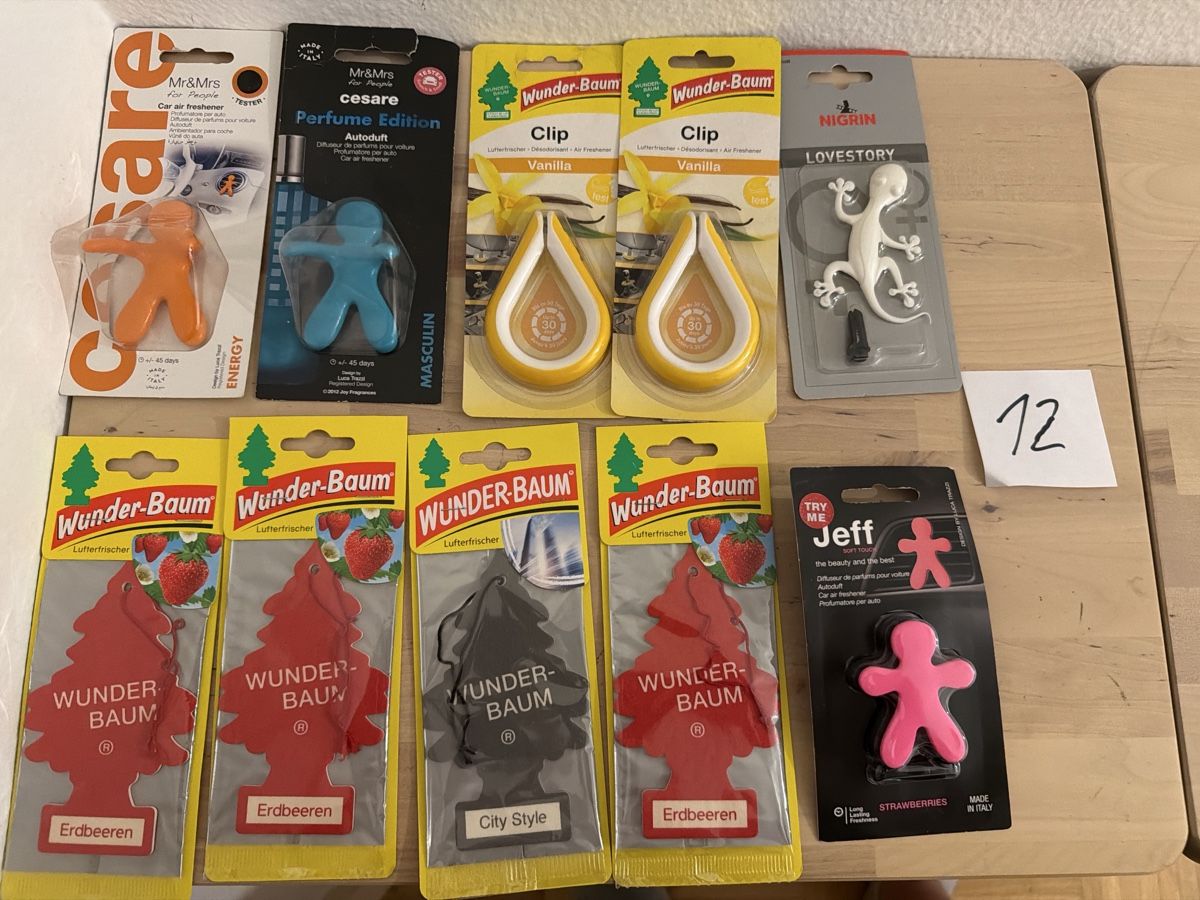 Lufterfrischer: Autoduftbäume 10stk diverse 12 – Neu und originalverpackt aus Kloten von sze_wb99