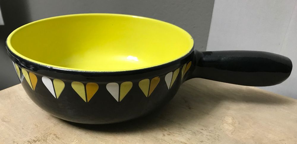 Ciotola Per Fonduta Di Cioccolato In Ceramica – 130 Ml, Con Forchetta, Scaldaburro A Tealight, Per Formaggio E Caramello