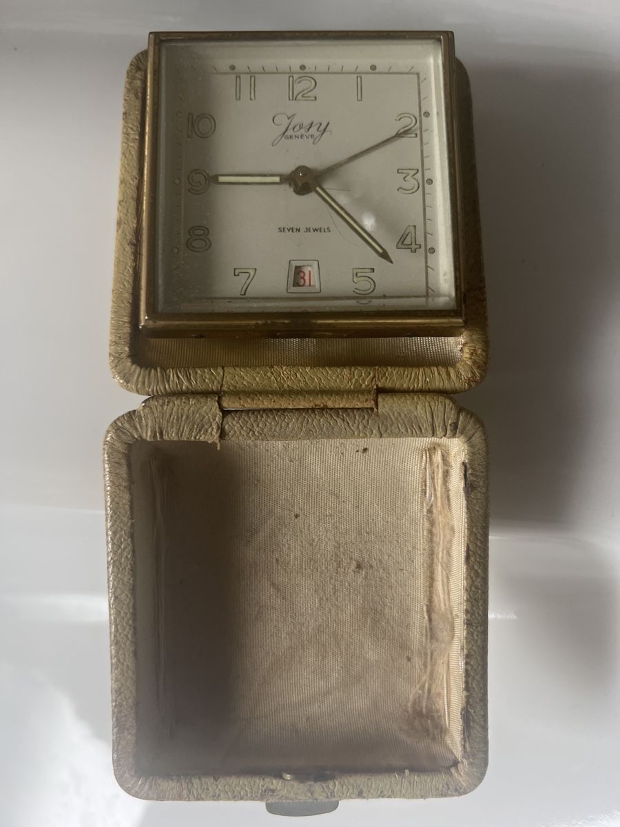 Wecker: Réveil vintage "Jory" en laiton – Gebraucht aus Châtel-St-Denis von gpf_6dsd 1