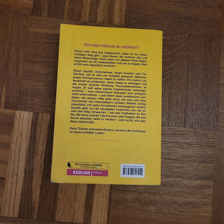 Bücher: What's Your Dream - Simon Squibb – Gebraucht aus Schlosswil von ael_mrk8 1