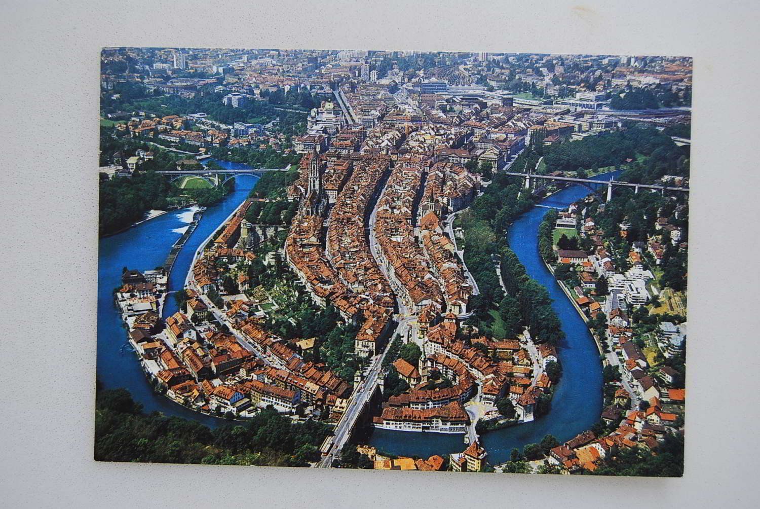 Cartoline postali: AK Bern, Blick auf die Stadt – Usato da Rüfenacht BE venduto da Toro06