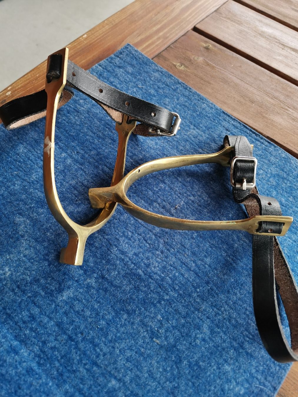 Selle & Accessori: Sporen Reitsporen aus Messing – Nuovo (secondo la descrizione) da Romanshorn venduto da Eiki4