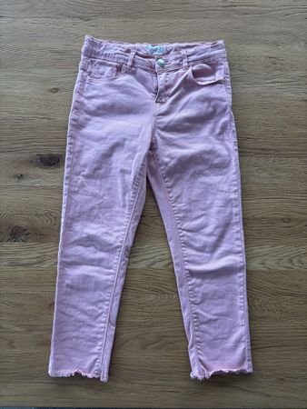 Jeans fille rose taille ajustable 9 ans