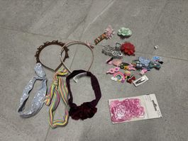 Lot accessoires cheveux enfant barrette serre-tête pince