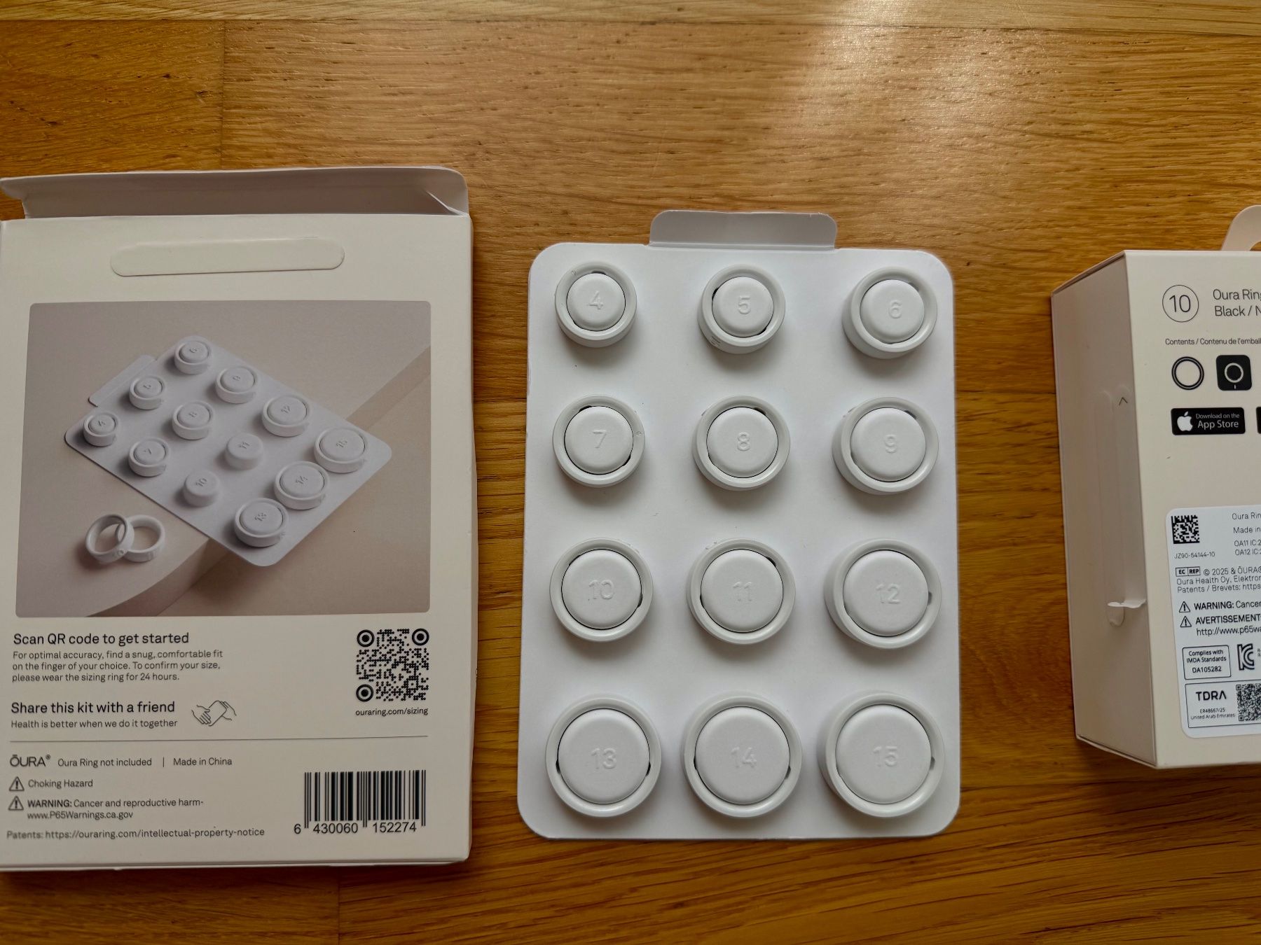Oura Messen: 💍 Oura Ring 4 Black Gr. 10 + Sizing Kit – Neu – Neu und originalverpackt aus Zug von nvkv 2