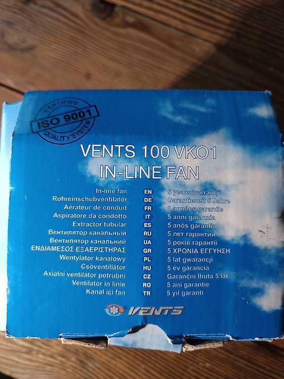 Ventilatori: Vents 100 VK01 – Usato da Brütten venduto da engiadinaa 2