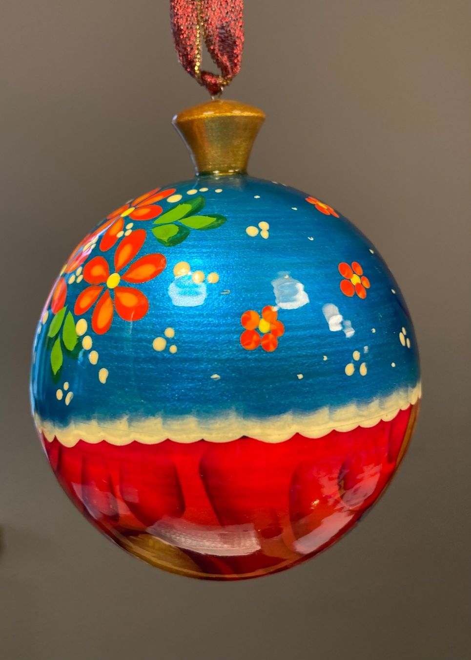 Tutte le decorazioni: Weihnachtskugel handbemalt – Usato da Winterthur venduto da silen 1