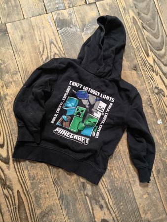Kapuzenpullover Minecraft schwarz 