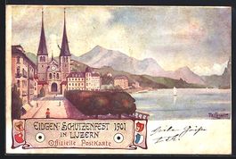 Luzern, Eidgen. Schützenfest 1901, Stad