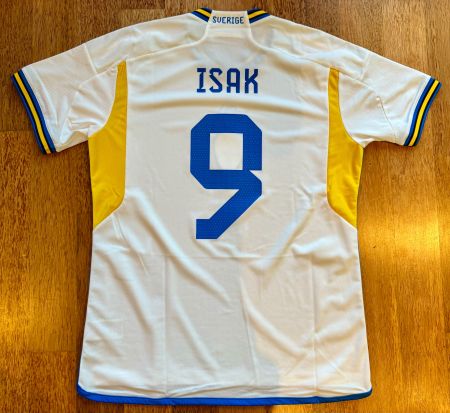 Schweden away Shirt - 2022/23 mit Print Isak