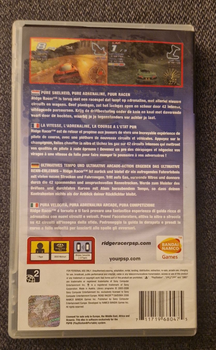 Sony Spiele: Ridge Racer 2 PSP – Gebraucht aus Villars-sur-Glâne von  1