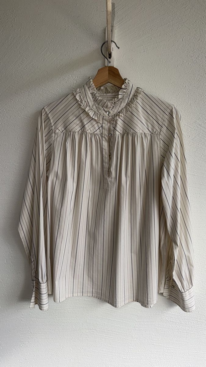 Mos mosh Blusen: MOS MOSH Rüschenbluse, gestreift – Gebraucht aus Weesen von isabelleST 4