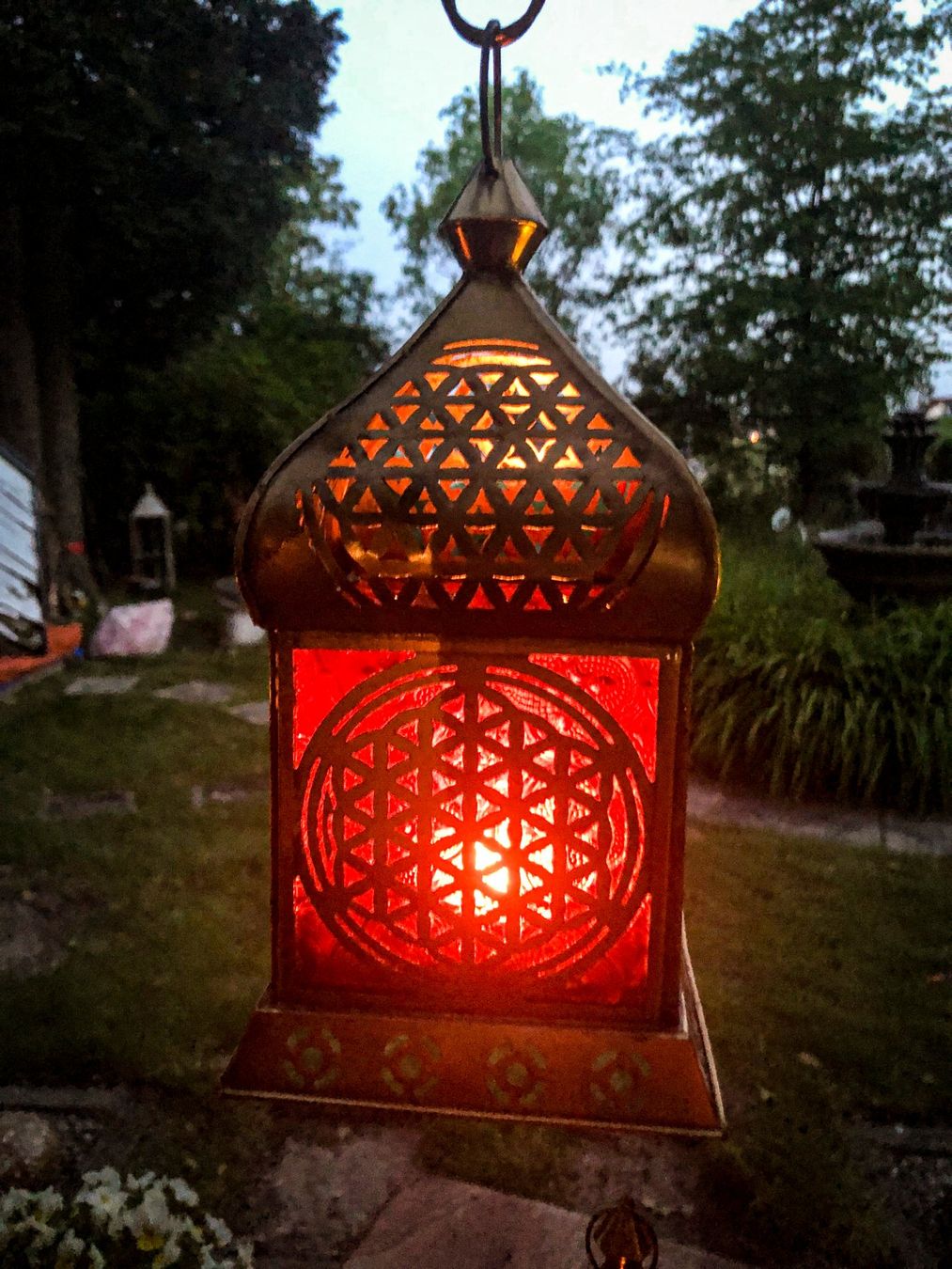 Lanterne: Orientalisches Licht - Blume des Lebens – Nuovo e nell'imballaggio originale da Mauren venduto da Yeelen 3
