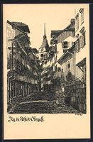 Zug, Obergasse in der Altstadt