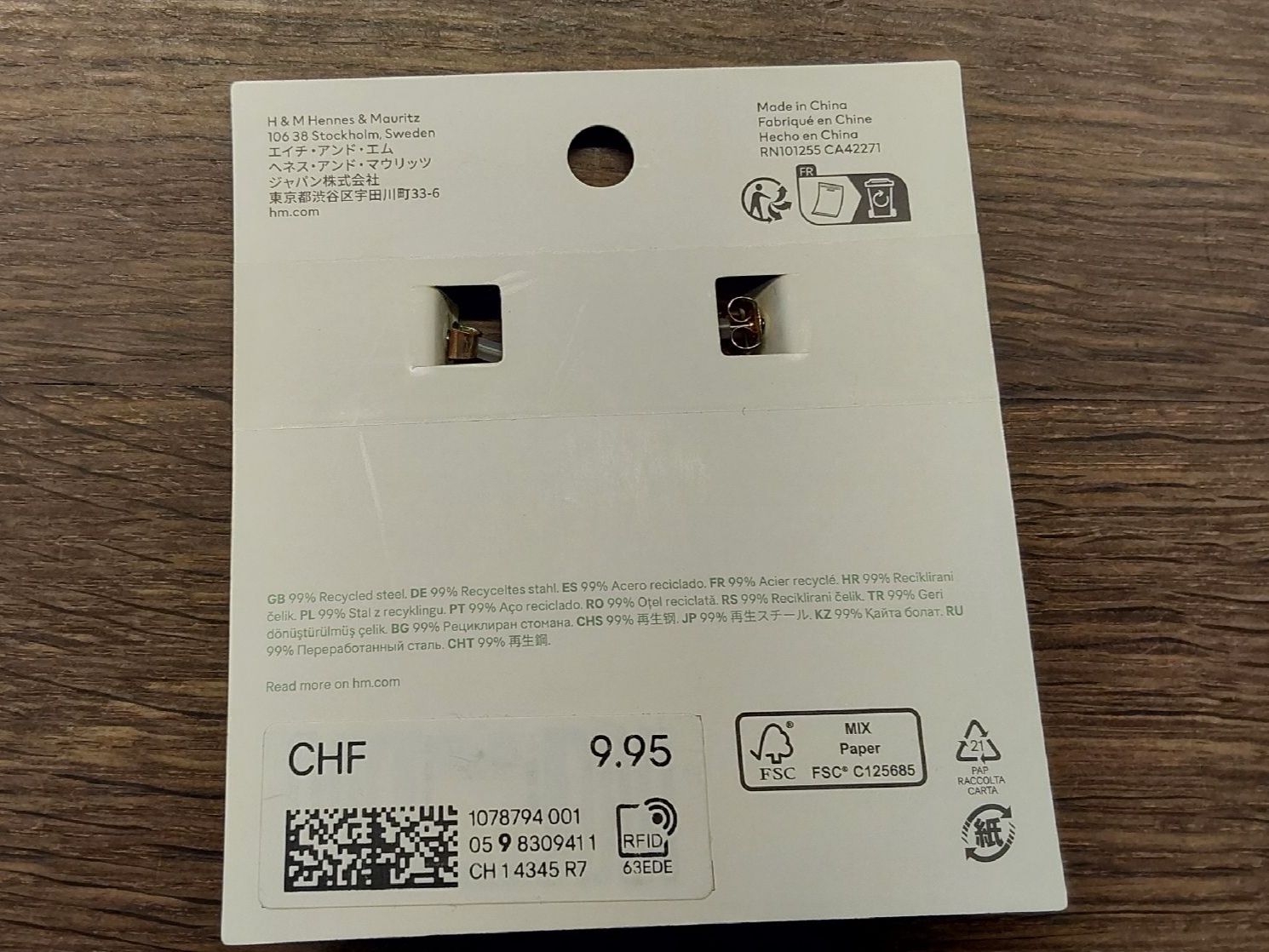 H&M Ohrringe & -stecker: Ohrringe Modeschmuck Stahl – Neu und originalverpackt aus Köniz von scopello12 2