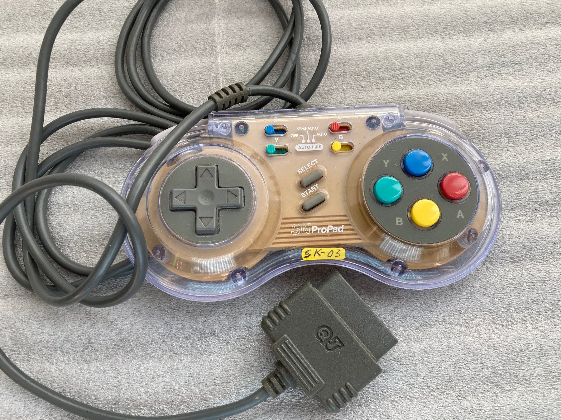 Controller: SN ProPad Controller transparent für SNES – Usato da Horgen venduto da Goros