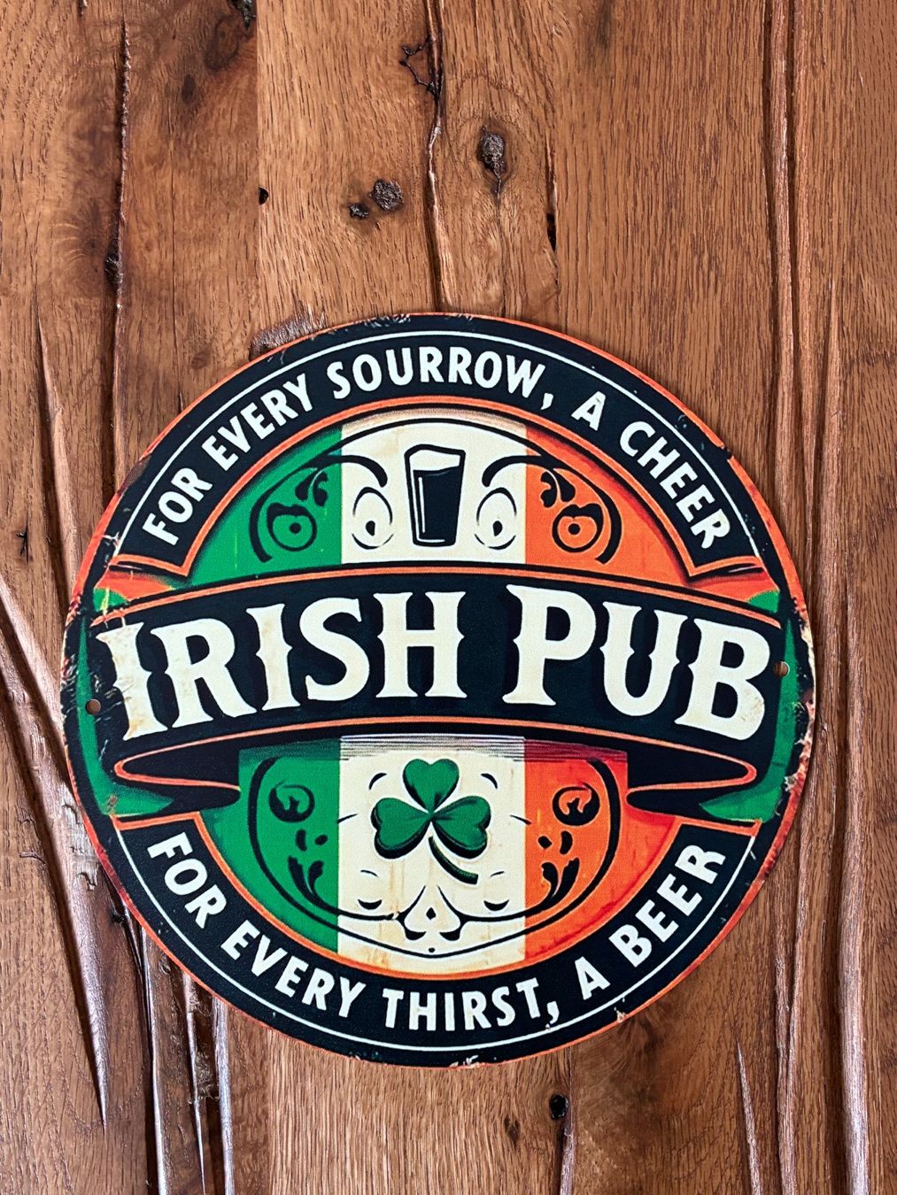 Allestimento di negozi e stand fieristici: Irish Pub - Schönes Schild - neu – Nuovo e nell'imballaggio originale da Bremgarten AG venduto da Eurotiz