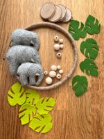 Bastelset für Babymobile 🐘🤍 (handgemacht)