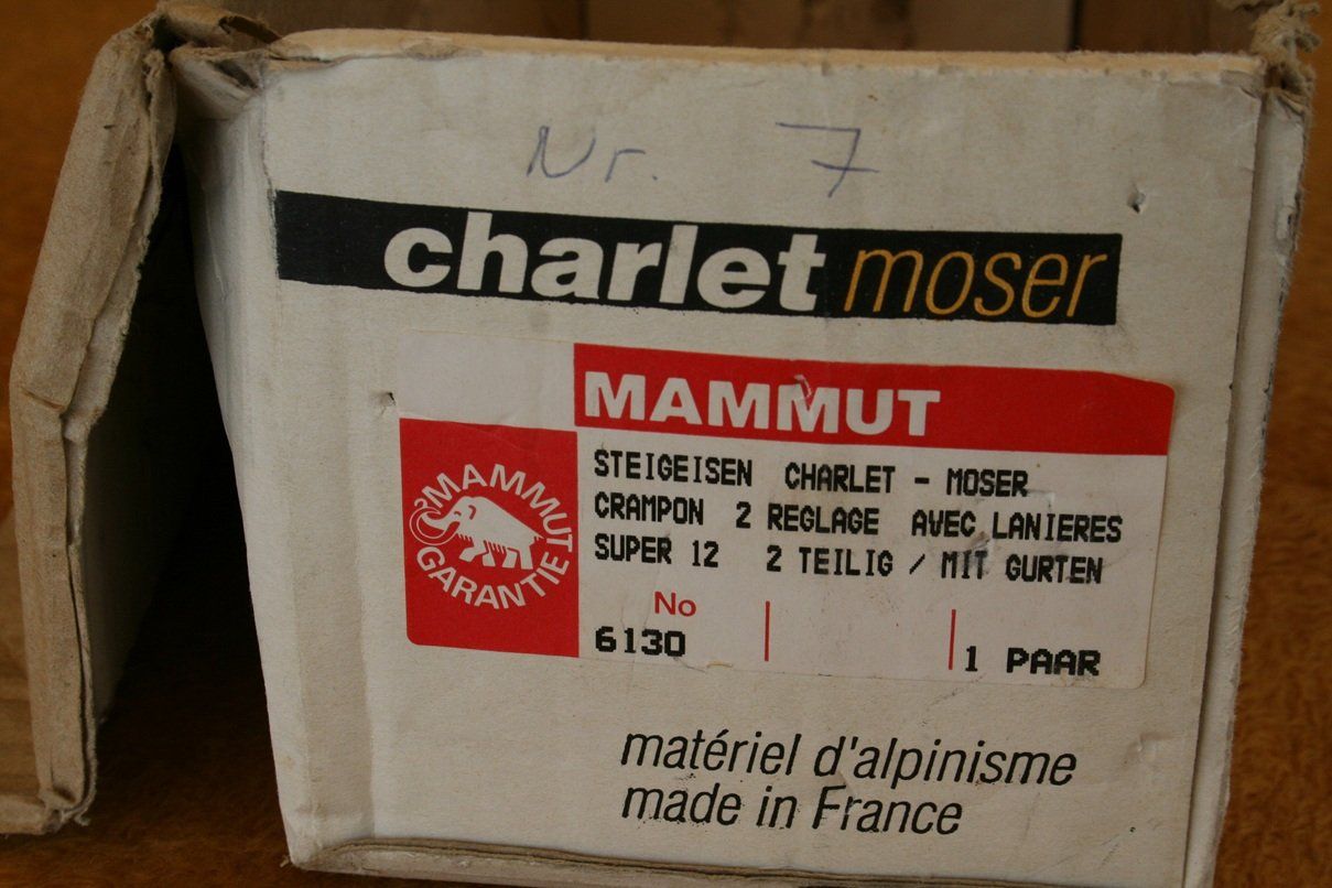 Mammut Altro in Alpinismo & Escursioni: Steigeisen Charlet Moser – Usato da Wettingen venduto da zibi137 2