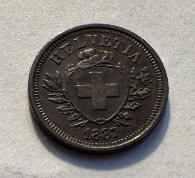 Toutes les monnaies: 1887 1 Rappen unz – Neuf (Voir description) à Kirchberg SG par Zenhad69
