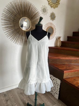 Robe d'été blanche légère, taille M