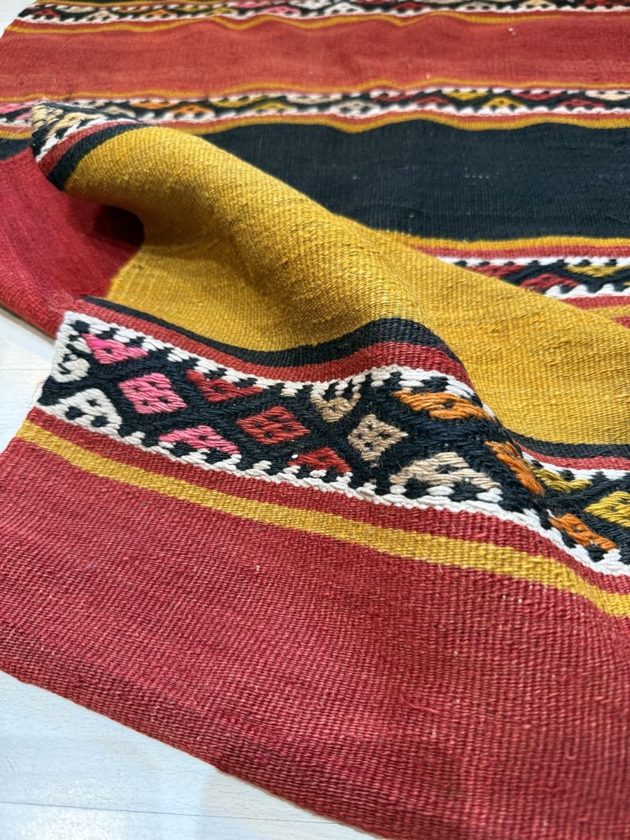 Kelim Tappeti: Wunderschöner Vintage Teppich, handgewebt 105x62.cm – Usato da Sempach venduto da Star7 3