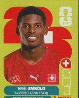 FIFA WORLD CUP 2026 Panini Sticker SUI 17 BREEL EMBOLO