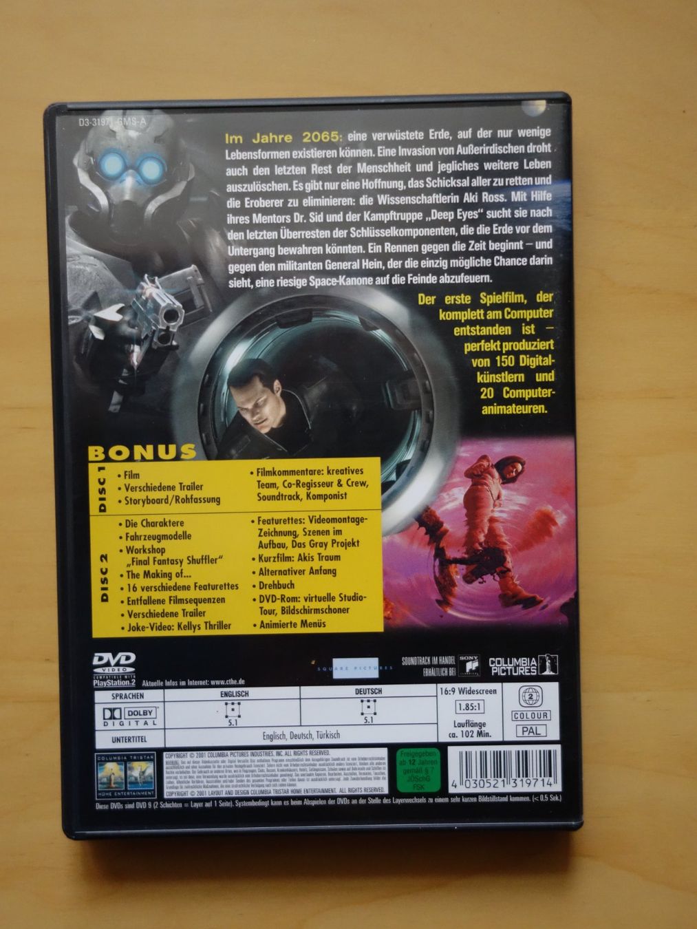 Tutti i DVDs: Final Fantasy – Usato da Romainmôtier venduto da Oaxaca9 1