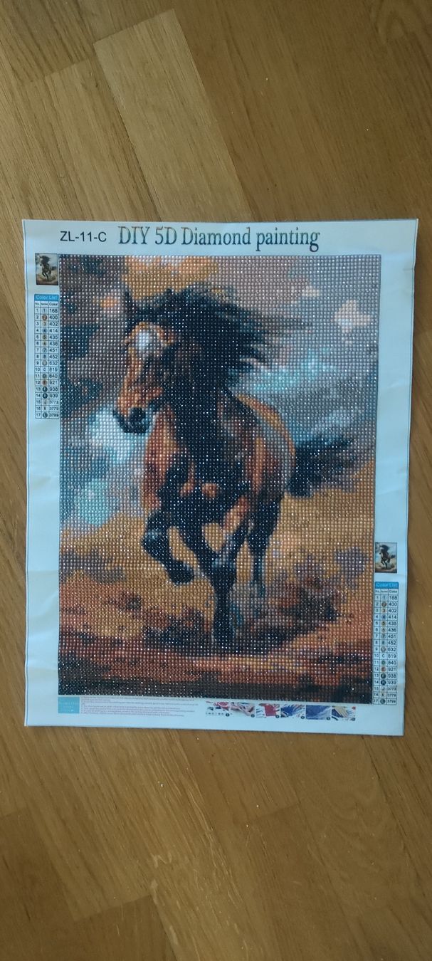 Kit bricolage: DIY 5D Diamant Malerei Pferde Motive – Nuovo e nell'imballaggio originale da Mönchaltorf venduto da Icelandichorse 3