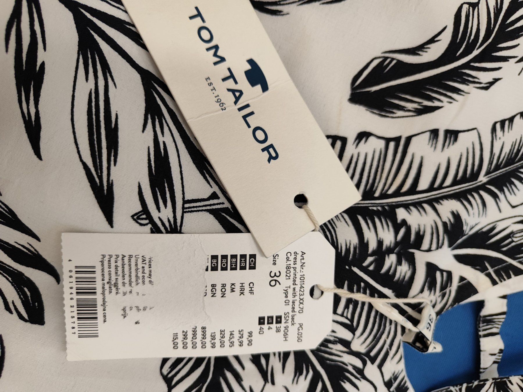 Tom Tailor Vestiti: Tom Tailor Kleid GR 36 – Nuovo e nell'imballaggio originale da Langnau am Albis venduto da Judithsebi 9