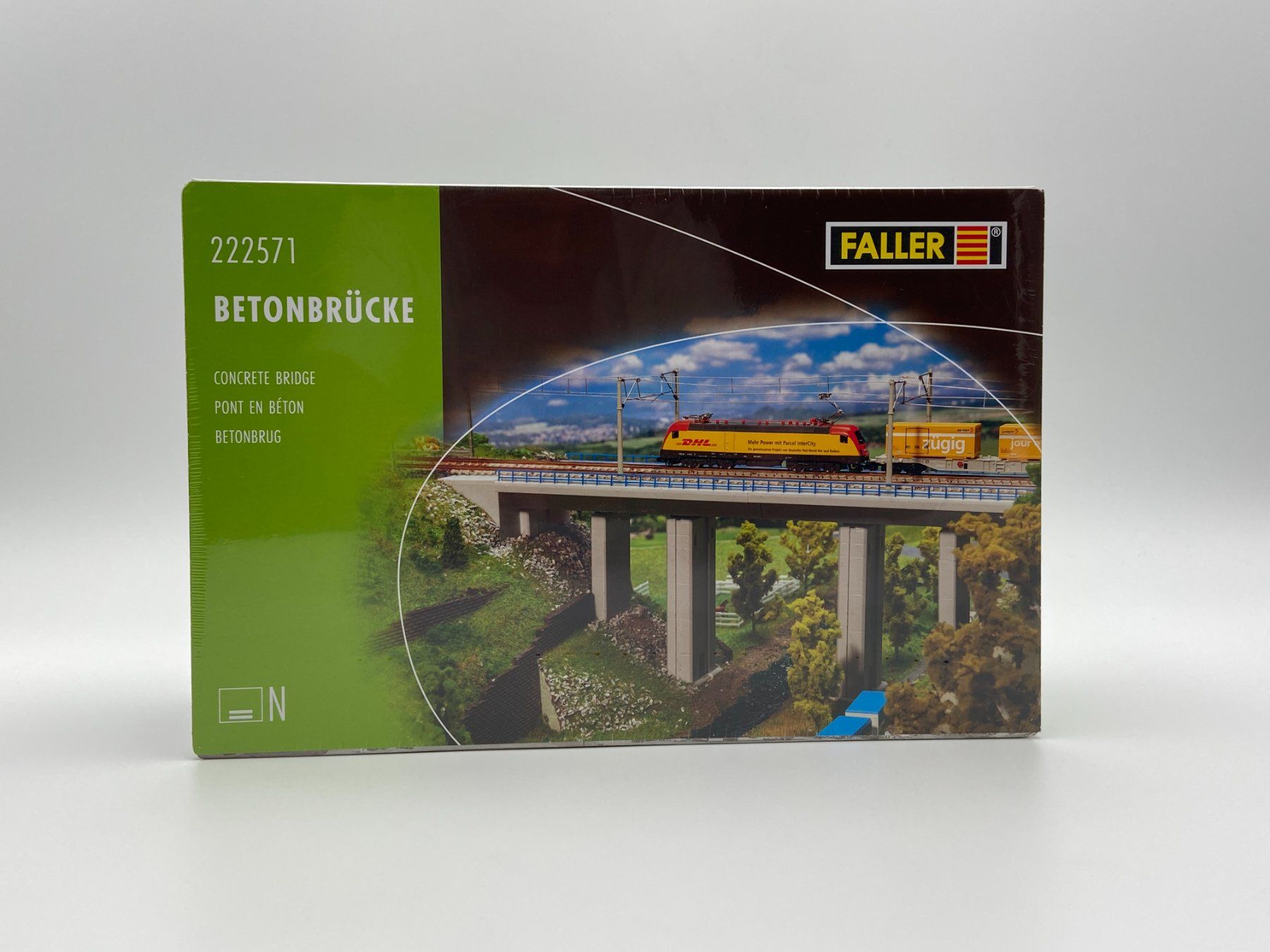 Faller Modellini di ferrovie: Faller 222571 N Betonbrücke – Nuovo e nell'imballaggio originale da Neukirch an der Thur venduto da MoBa-Artikel 2