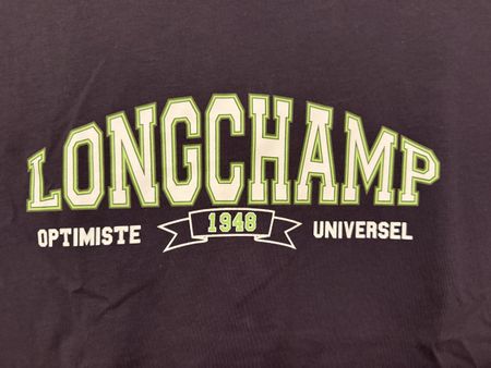 Longchamp T-Shirt, Grösse M, Dunkelblau