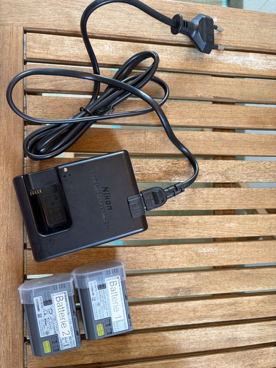 Nikon Caricatori & Batterie: Nikon Ladegerät mit 2 Batterien gebraucht – Usato da Zürich venduto da Lschw0