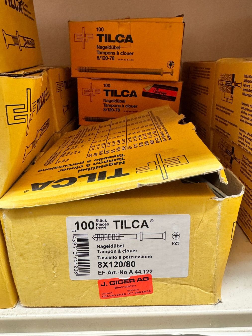 Efco Tutti gli attrezzi: Tilca Nageldübel 8mm – Usato da Uznach venduto da handwerker_center 3
