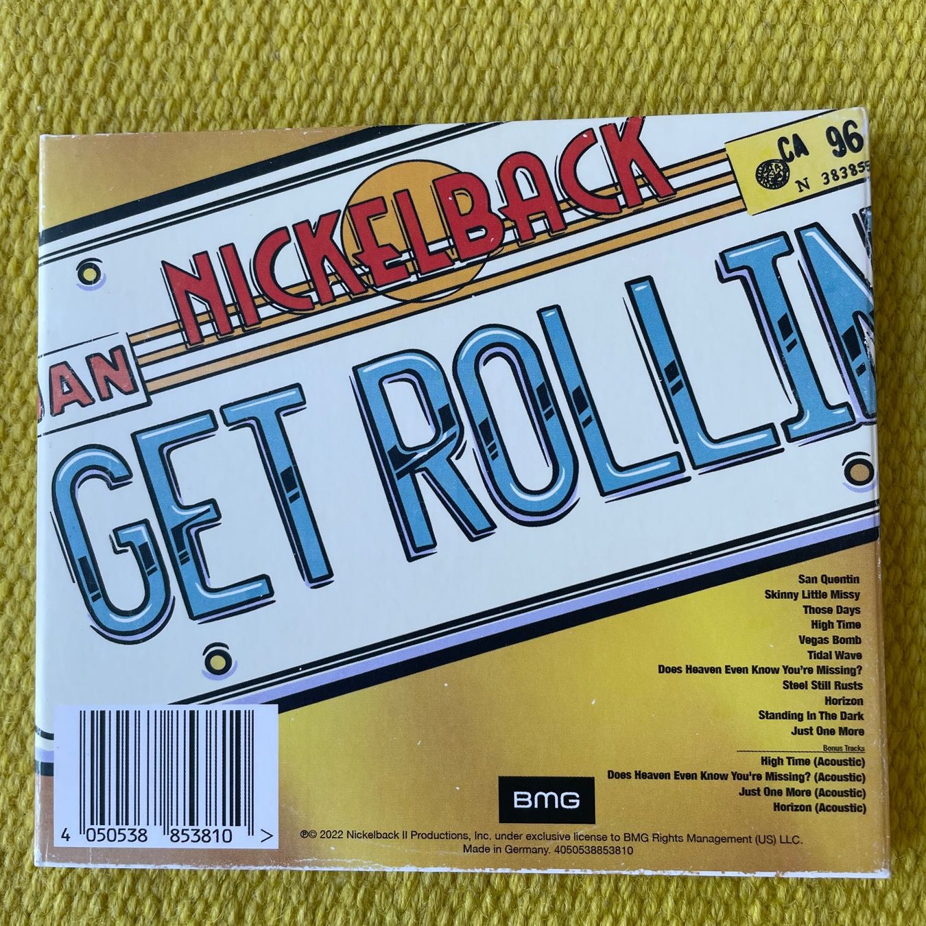 CD: NICKELBACK-GET ROLLIN (DIGIPACK) – Usato da Rorschacherberg venduto da CD-Roli 1