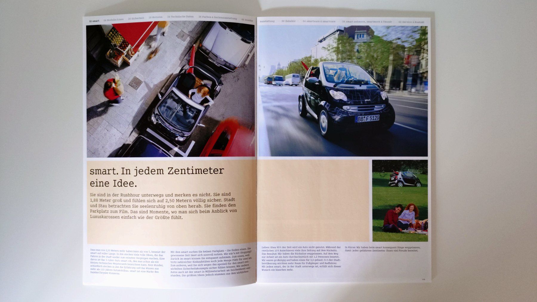 Riviste & Magazine: SMART CITY-COUPÉ & CABRIO 2002 - Prospekt / Katalog – Nuovo (secondo la descrizione) da Viganello venduto da CARLiteratur 1