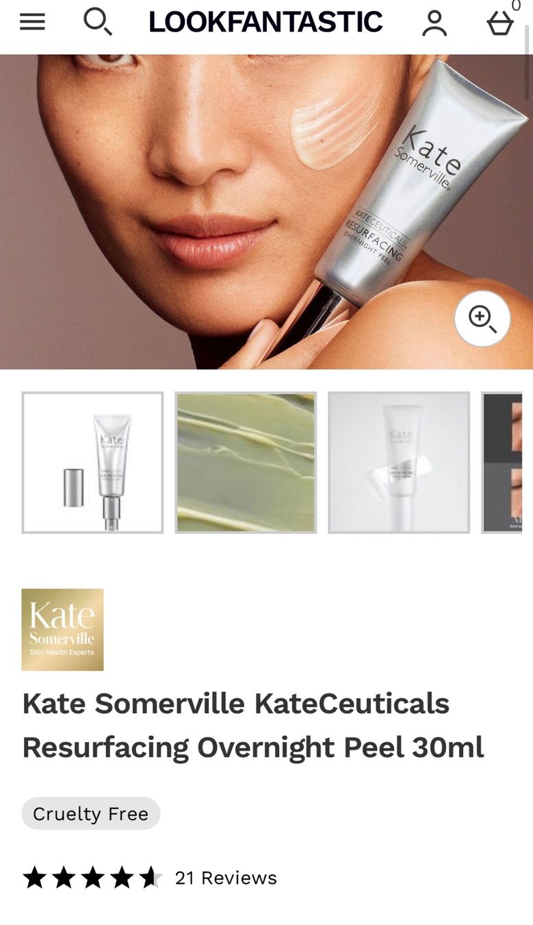 Cura del viso: Kate Somerville KateCeuticals Resurfacing Overnight Peel 30m – Nuovo e nell'imballaggio originale da Zürich venduto da deruja 8