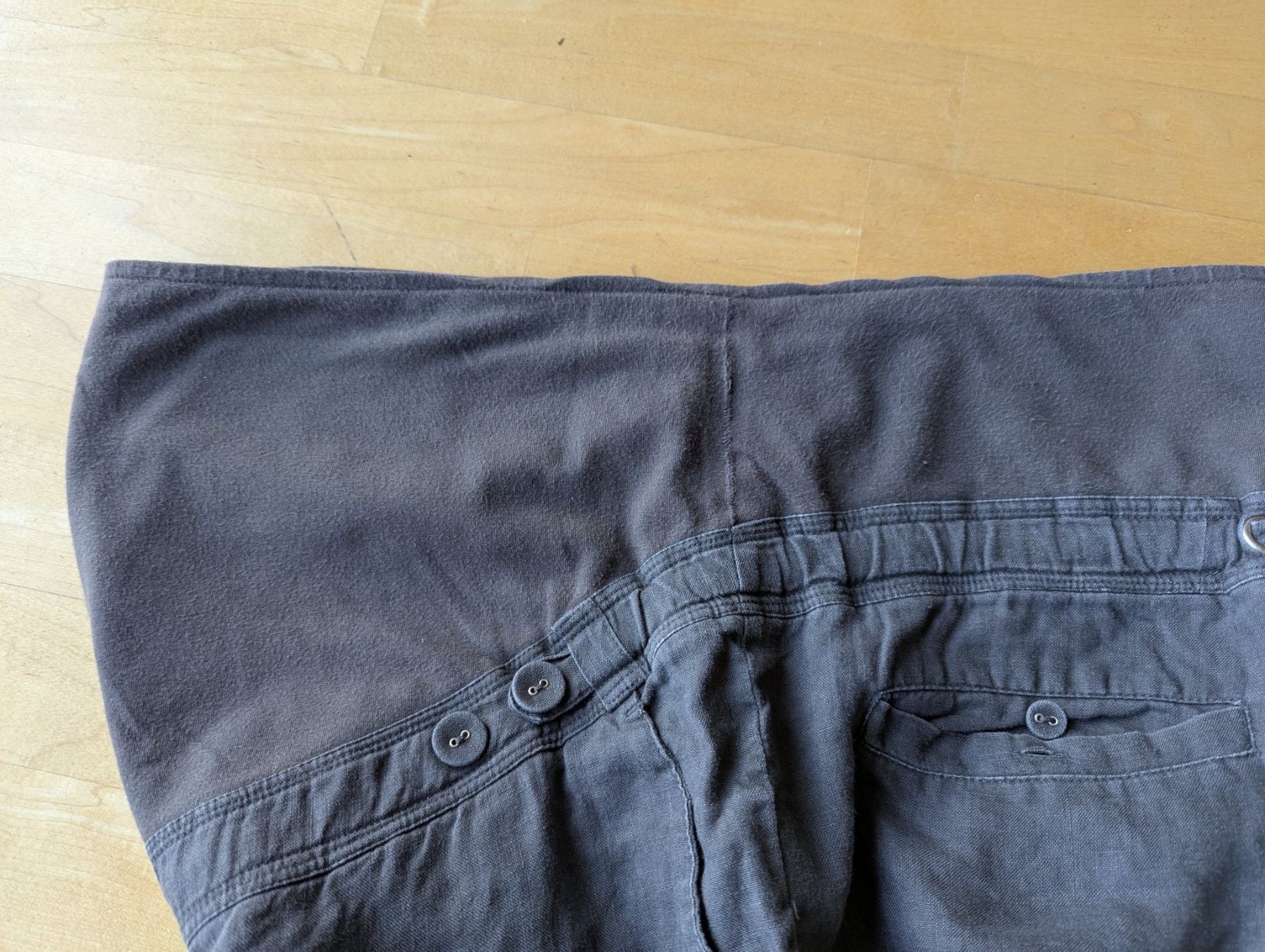 Vertbaudet Pantaloni: leichte Leinen-Umstandshose – Usato da Ostermundigen venduto da abracadabra16 7