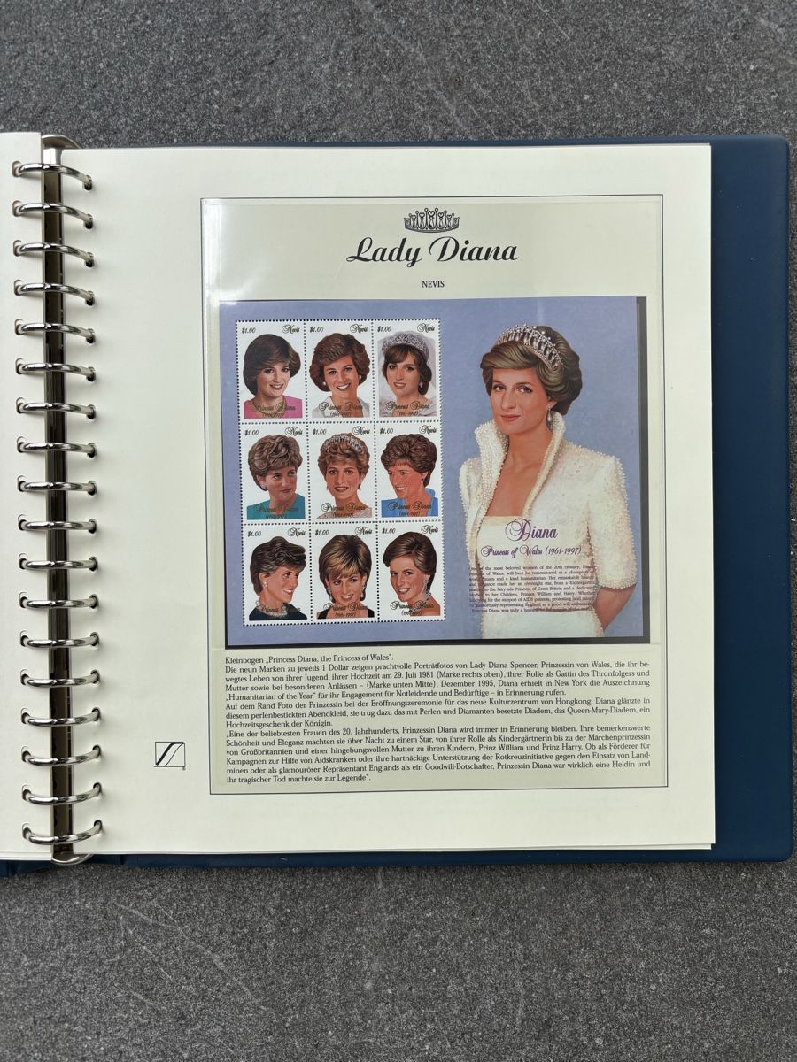 Tutti i francobolli: Lady Diana Briefmarken Sammlung – Usato da Kehrsatz venduto da Diwad 1