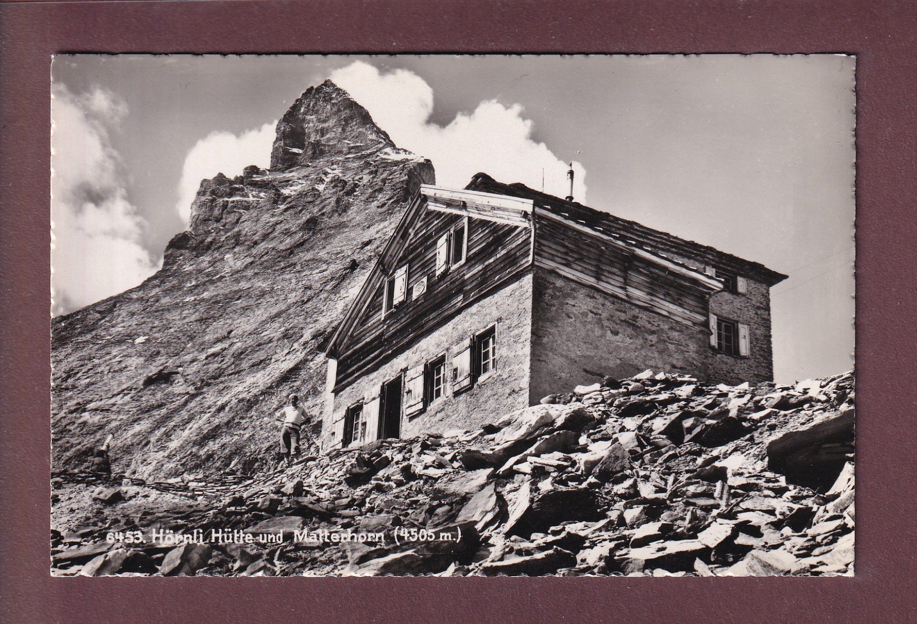 Ansichtskarten: HÖRNLI HÜTTE - Matterhorn – Gebraucht aus Pully von nicecards