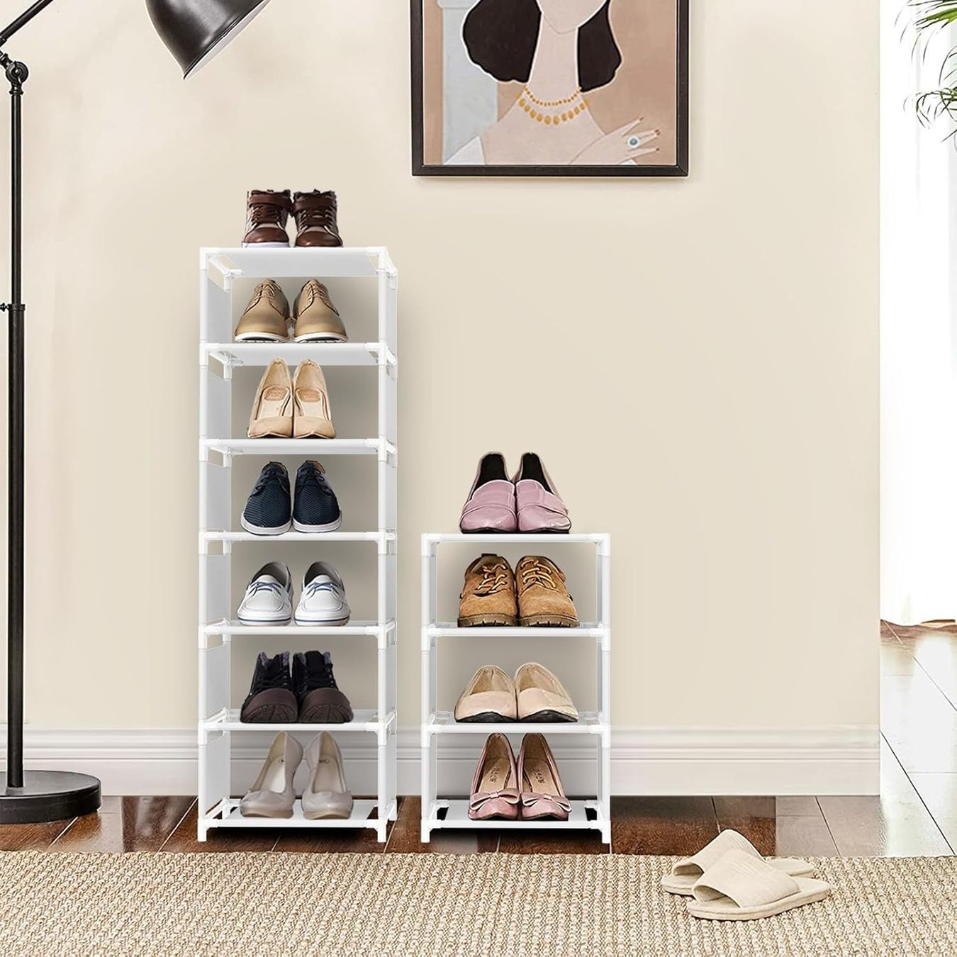 Scaffali: Schuhregal Weiss mit 10 Ebenen – Nuovo e nell'imballaggio originale da Nuglar venduto da SaleRitter 3