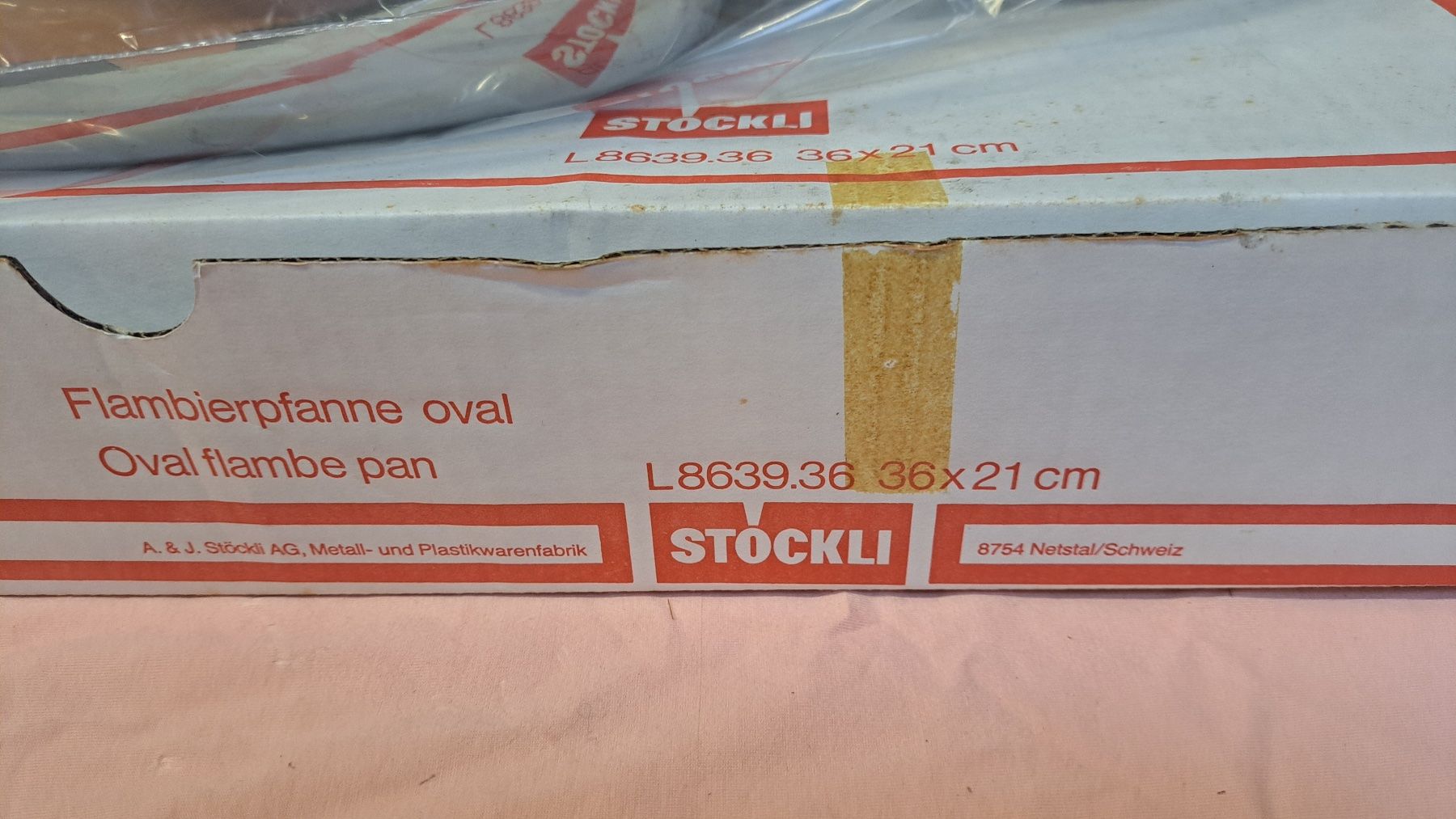 Stöckli Padelle: FLAMBIERPFANNE STÖCKLI – Nuovo e nell'imballaggio originale da Brügg BE venduto da fundus2 1