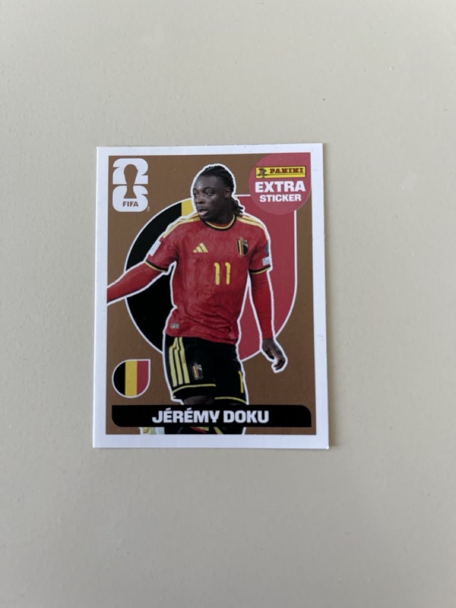 Panini Carte collezionabili: FIFA WC2026 Panini: Extra Sticker Jérémy Doku – Nuovo (secondo la descrizione) da Gossau ZH venduto da fabs04